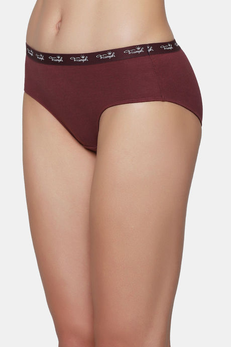 Triumph Medium Rise Full Coverage Hipster Panty - Deep Burgundy — image 3